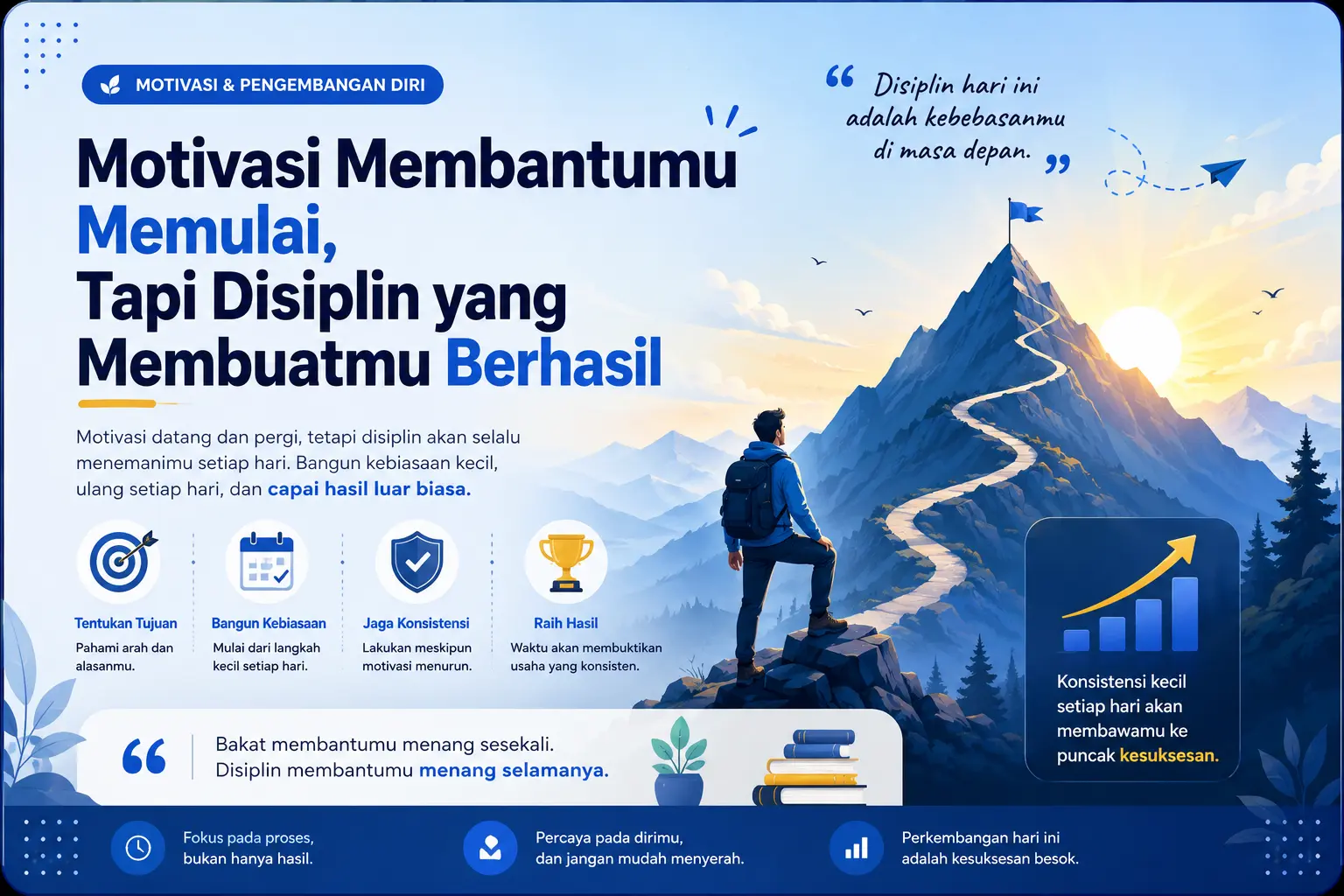 Mengapa Disiplin Lebih Penting daripada Motivasi? Ini Penjelasan dan Cara Menerapkannya